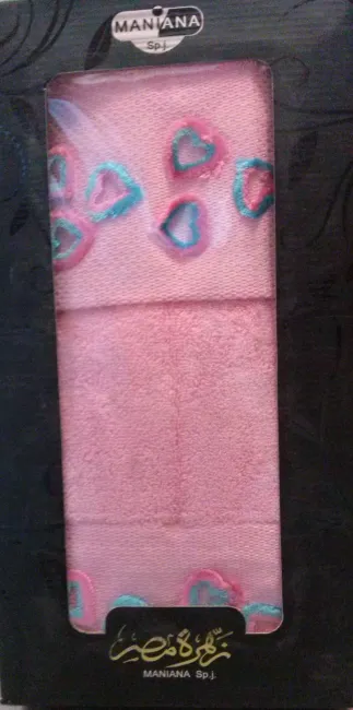 Komplet ręczników w pudełku 2 szt  Róż Maniana