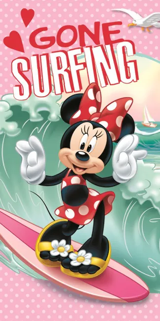 Ręcznik Minnie Mouse 70x140 Gone Surfing Disney F Minnie Mouse 03 9841