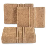 Ręcznik Mila 70x140 brązowy jasny bambusowy frotta 500g/m2 Eurofirany