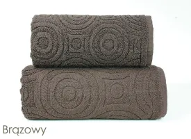 Ręcznik Emma 2 70x140 brązowy 500g/m2 frotte Greno