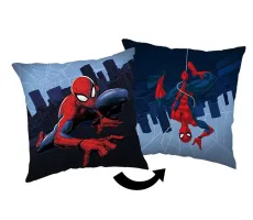 Poduszka dekoracyjna 35x35 Cushion        Spider-man człowiek pająk dwustronna granatowa