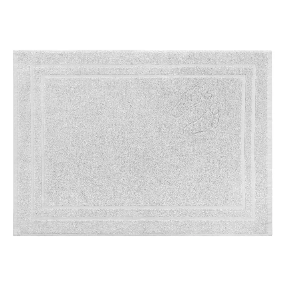 Dywanik łazienkowy 50x70 Mondo srebrny    bawełniany frotte 650g/m2