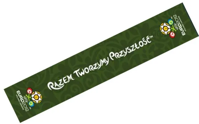Ręcznik EURO 2012  Szalik 23x160 Zielony 4229