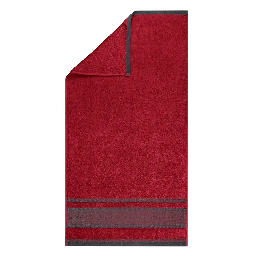 Ręcznik Panama 30x30 czerwony frotte      500g/m2