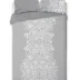 Pościel satynowa 220x200 Elegant 004 Glamour szara biała orientalna ornamenty dwustronna