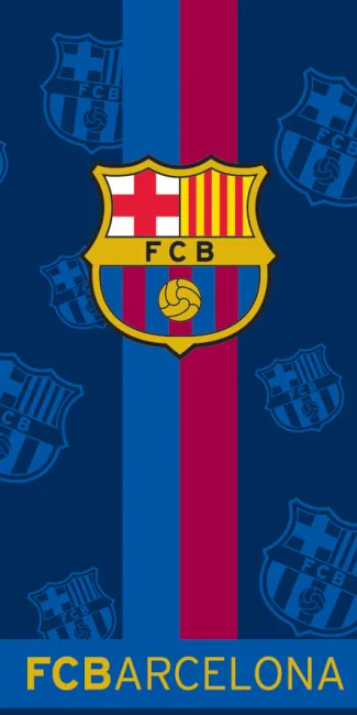 Ręcznik FC Barcelona 75x150 C herby 7822