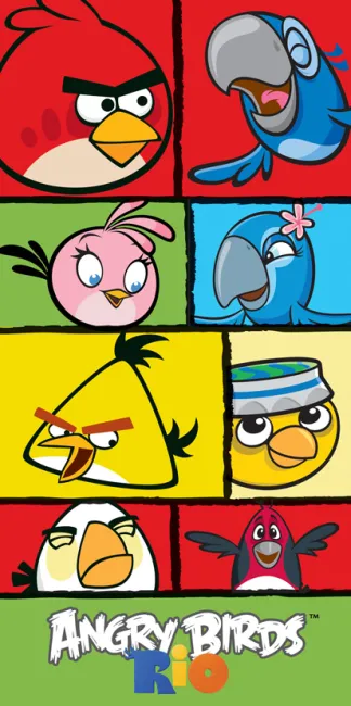 Ręcznik 70x140 C Angry Birds Rio 4124