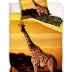 Pościel bawełniana 160x200 Żyrafa Africa  poszewka 70x80