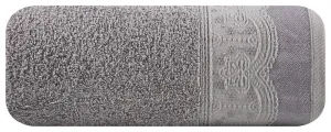 Ręcznik Tina 50x90 06 grafitowy frotte 450g/m2 Eurofirany