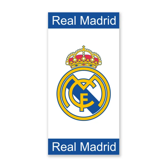 Ręcznik Real Madryt 76x152 Real Madrid Biały 60263