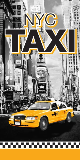 Ręcznik New York 70x140 F Taxi 01 1523 Nowość