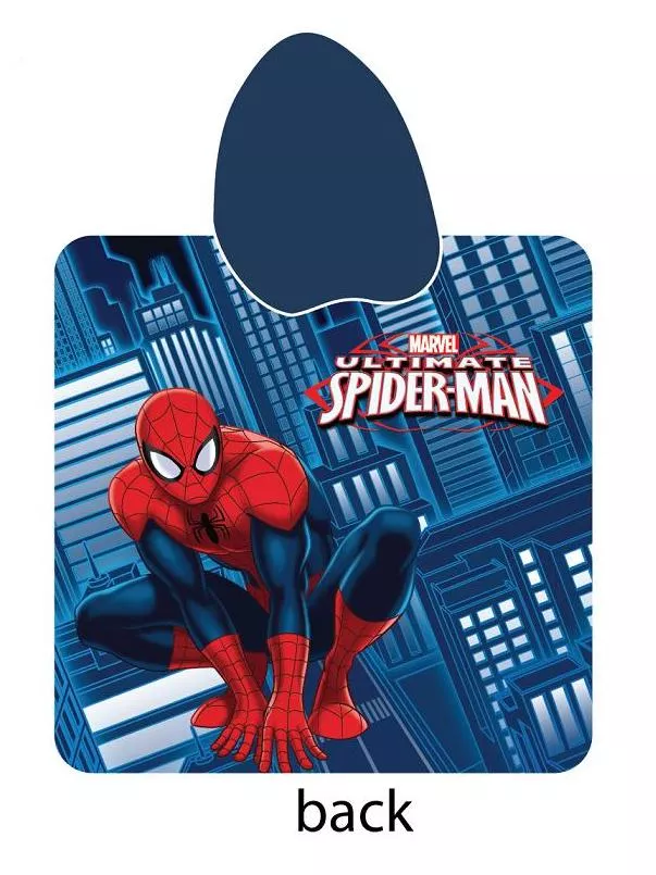 Poncho Spiderman 60x120 D Spider Man 6332