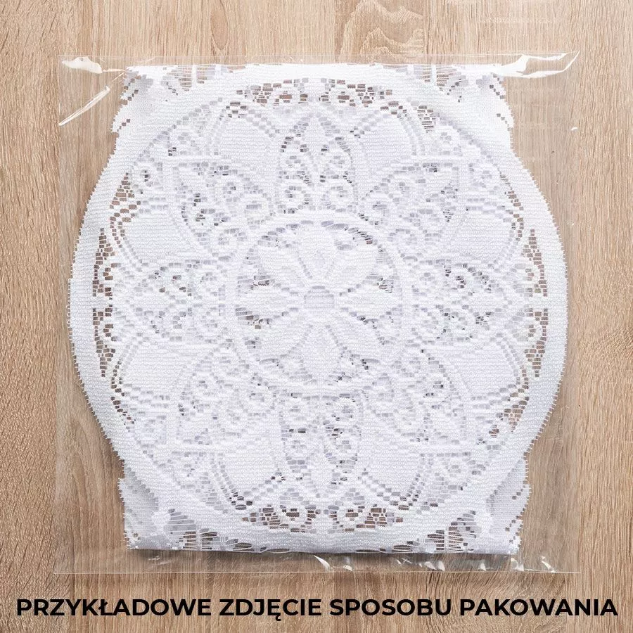 LEA Bieżnik żakardowy gotowy, łapacz snów, szerokość 45 x wysokość 155cm, kolor 001 biały 001391/KSZ/001/045155/1