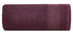 Ręcznik Nessy 70x140 bordowy 500 g/m2  frotte bawełniany Eurofirany