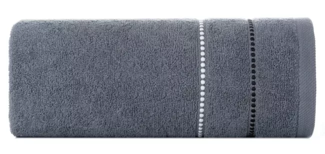 Ręcznik Suzi 30x50 popielaty 500 g/m2  frotte bawełniany Eurofirany
