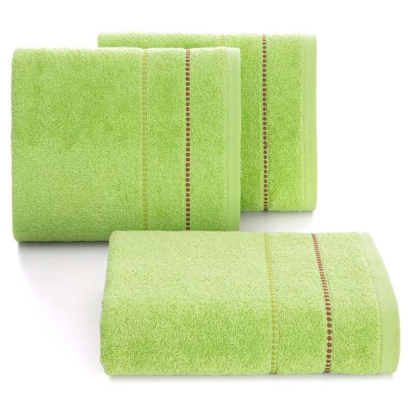 Ręcznik Suzi 50x90 zielony jasny 500  g/m2 frotte bawełniany Eurofirany