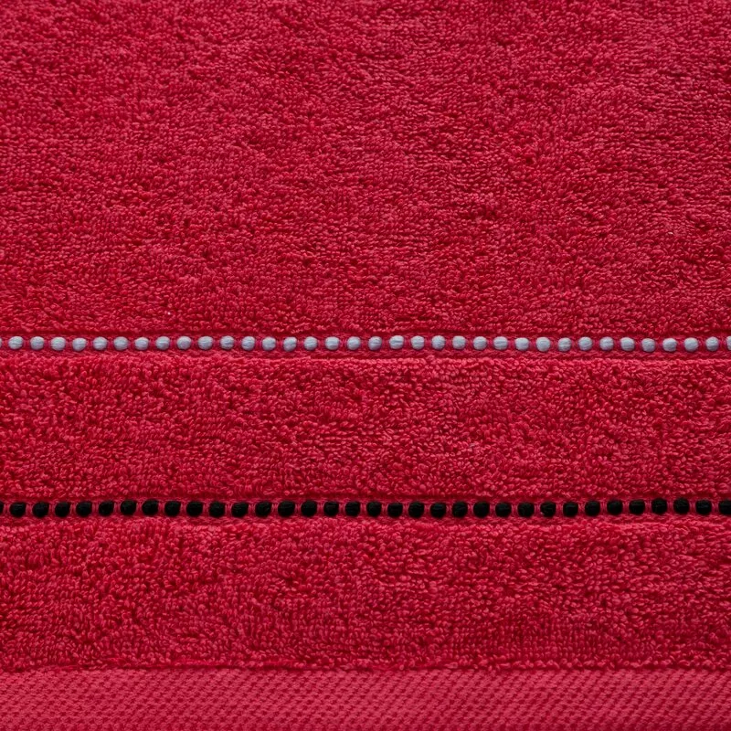 Ręcznik Suzi 30x50 czerwony 500 g/m2  frotte bawełniany Eurofirany