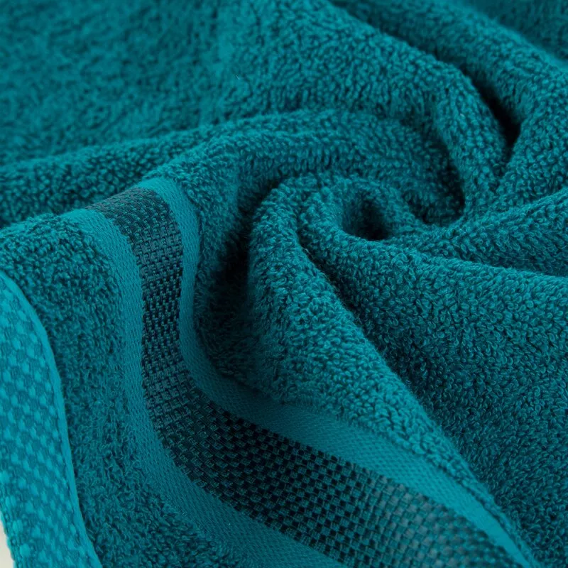Ręcznik Abbie 50x90 turkusowy 500 g/m2  frotte bawełniany Eurofirany