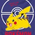 Koc polarowy 100x140 Pokemon granatowy  żółty C24