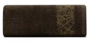Ręcznik Nika 50x90 brązowy frotte  480g/m2 Eurofirany