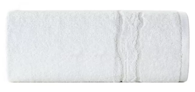 Ręcznik 50x90 Karin 01 biały 500g/m2  Eurofirany