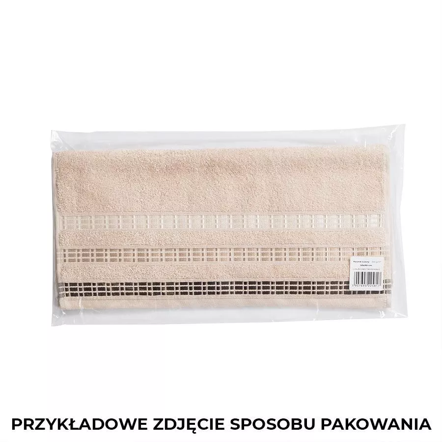 LUXURY Ręcznik, 50x90cm, kolor 539 szary LUXURY/RB0/539/050090/1