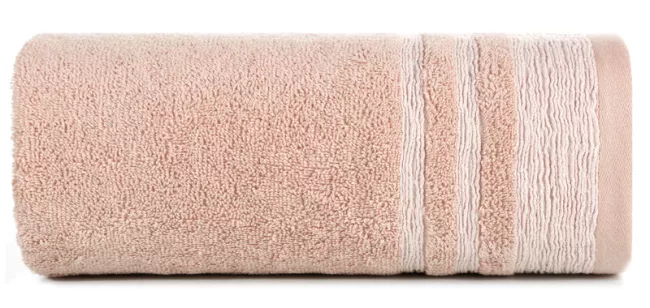 Ręcznik Mery 30x50 pudrowy róż 500 g/m2  frotte Eurofirany
