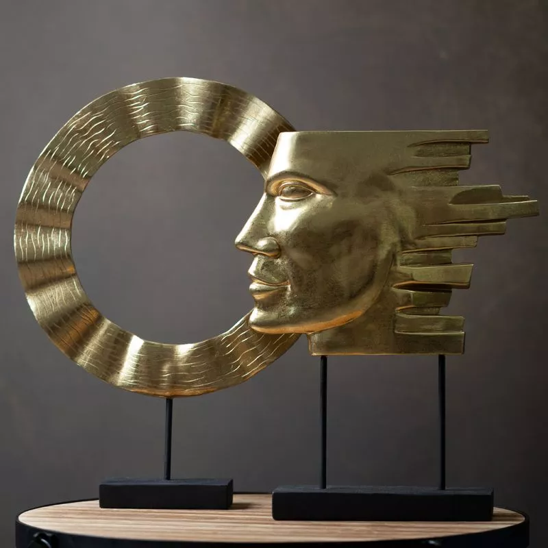 Figurka dekoracyjna Kali 30x7x40 złota  Eurofirany
