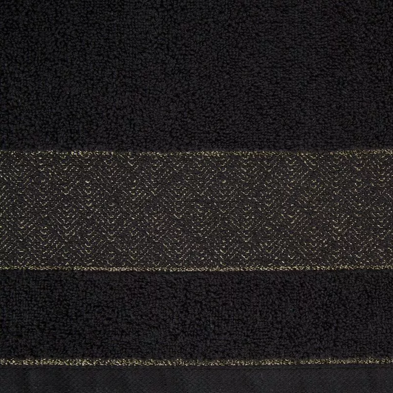 Ręcznik Nessy 30x50 czarny 500 g/m2  frotte bawełniany Eurofirany