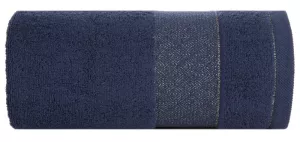 Ręcznik Nessy 70x140 granatowy 500 g/m2  frotte bawełniany Eurofirany