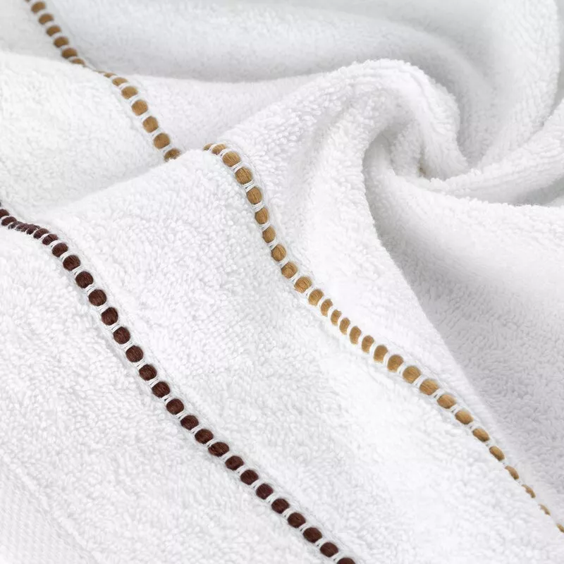 Ręcznik Suzi 50x90 biały 500 g/m2 frotte  bawełniany Eurofirany