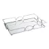 Taca metalowa 26x38x6 Leta 1 srebrna  Eurofirany