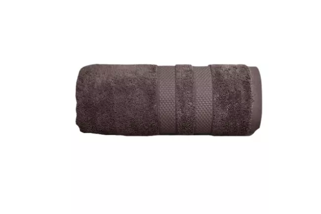 Ręcznik River 70x130 brązowy 520g/m2 frotte Greno