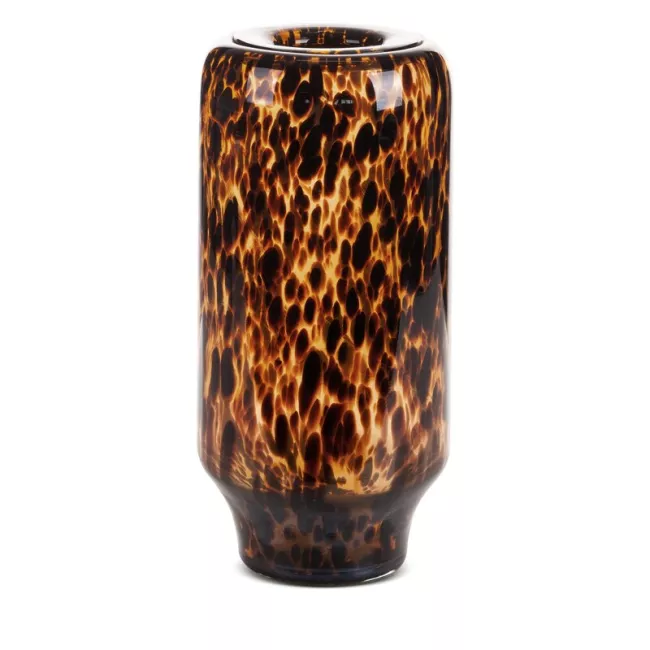 Szklany wazon dekoracyjny 18x40 Lana  czarny