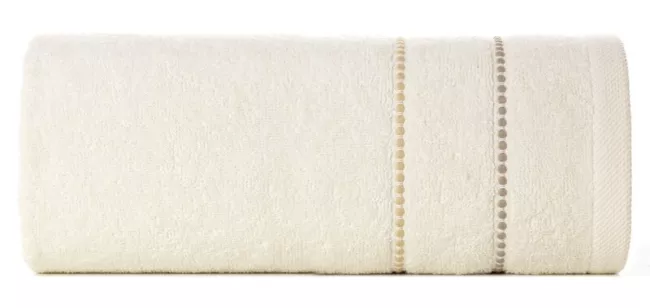 Ręcznik Suzi 70x140 kremowy 500 g/m2  frotte bawełniany Eurofirany