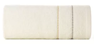 Ręcznik Suzi 70x140 kremowy 500 g/m2 frotte bawełniany Eurofirany