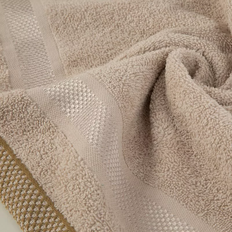 Ręcznik Abbie 40x60 beżowy 500 g/m2  frotte bawełniany Eurofirany