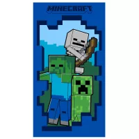 Ręcznik dziecięcy 30x50 Minecraft niebieski bawełniany Carbotex