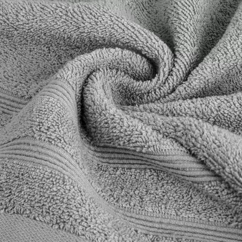 Ręcznik Aline 70x140 srebrny 500 g/m2  frotte Eurofirany