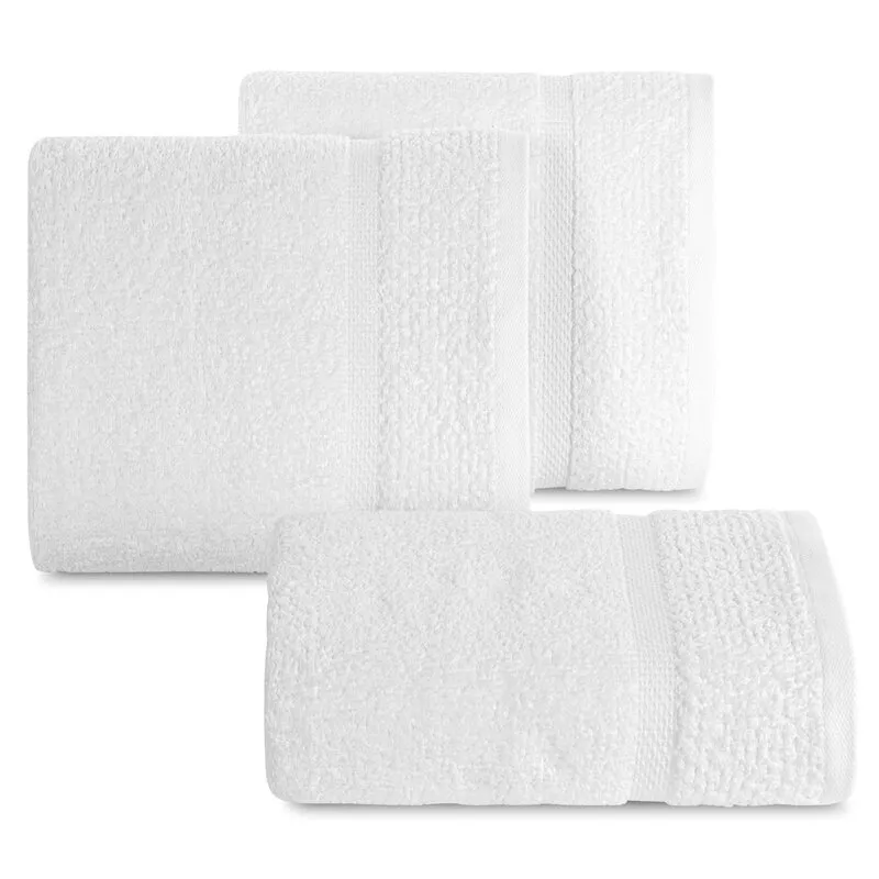 Ręcznik Vilia 50x90 biały 530 g/m2  frotte Eurofirany