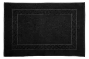 Dywanik łazienkowy 60x90 Caleb czarny bawełniany 650g/m2 Eurofirany