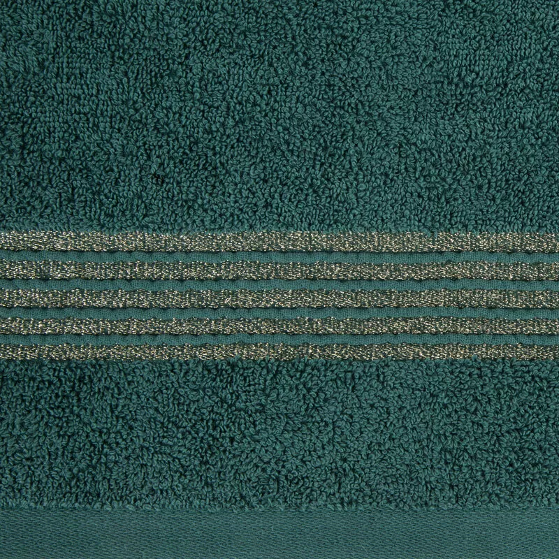 Ręcznik 50x90 Lila 09 zielony ciemny  500g/m2 Eurofirany