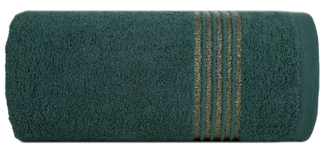 Ręcznik 50x90 Lila 09 zielony ciemny  500g/m2 Eurofirany