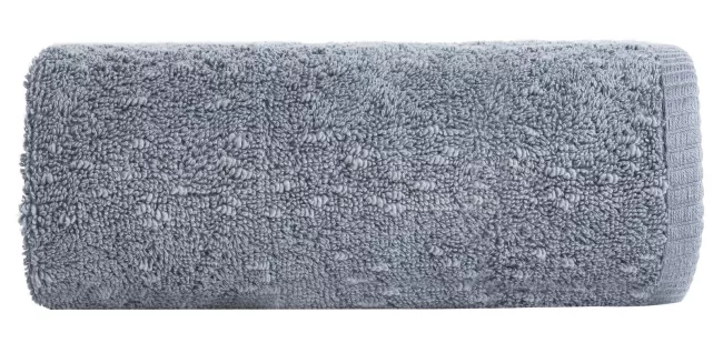 Ręcznik Palermo 50x90  niebieski frotte z efektem boucle 530 g/m2 Terra Collection Eurofirany