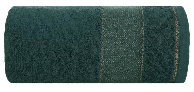 Ręcznik Nessy 50x90 zielony ciemny 500  g/m2 frotte bawełniany Eurofirany