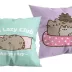 Poduszka dziecięca 40x40 Pusheen Koty  miętowa fioletowa H1