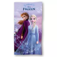 Ręcznik dziecięcy 70x140 Frozen Anna i Elsa plażowy bawełniany C24