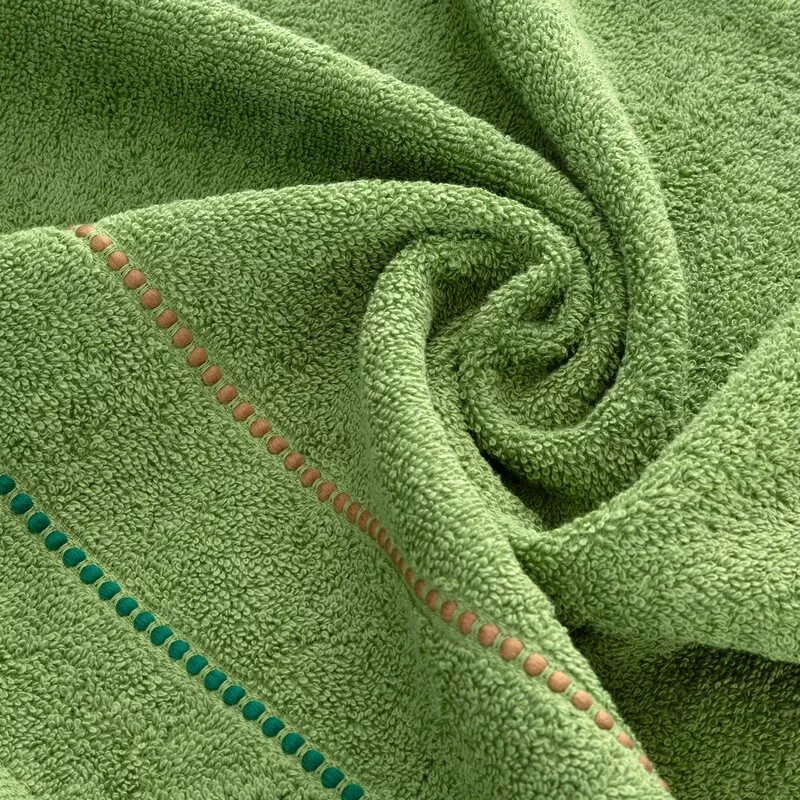 Ręcznik Suzi 30x50 zielony 500 g/m2  frotte bawełniany Eurofirany
