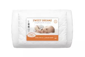 Kołdra dla dzieci 100x135 poduszka 40x60  Baby biała antyalergiczna Faro