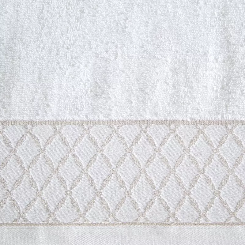 Ręcznik Layla 50x90 biały 500 g/m2  frotte bawełniany Eurofirany